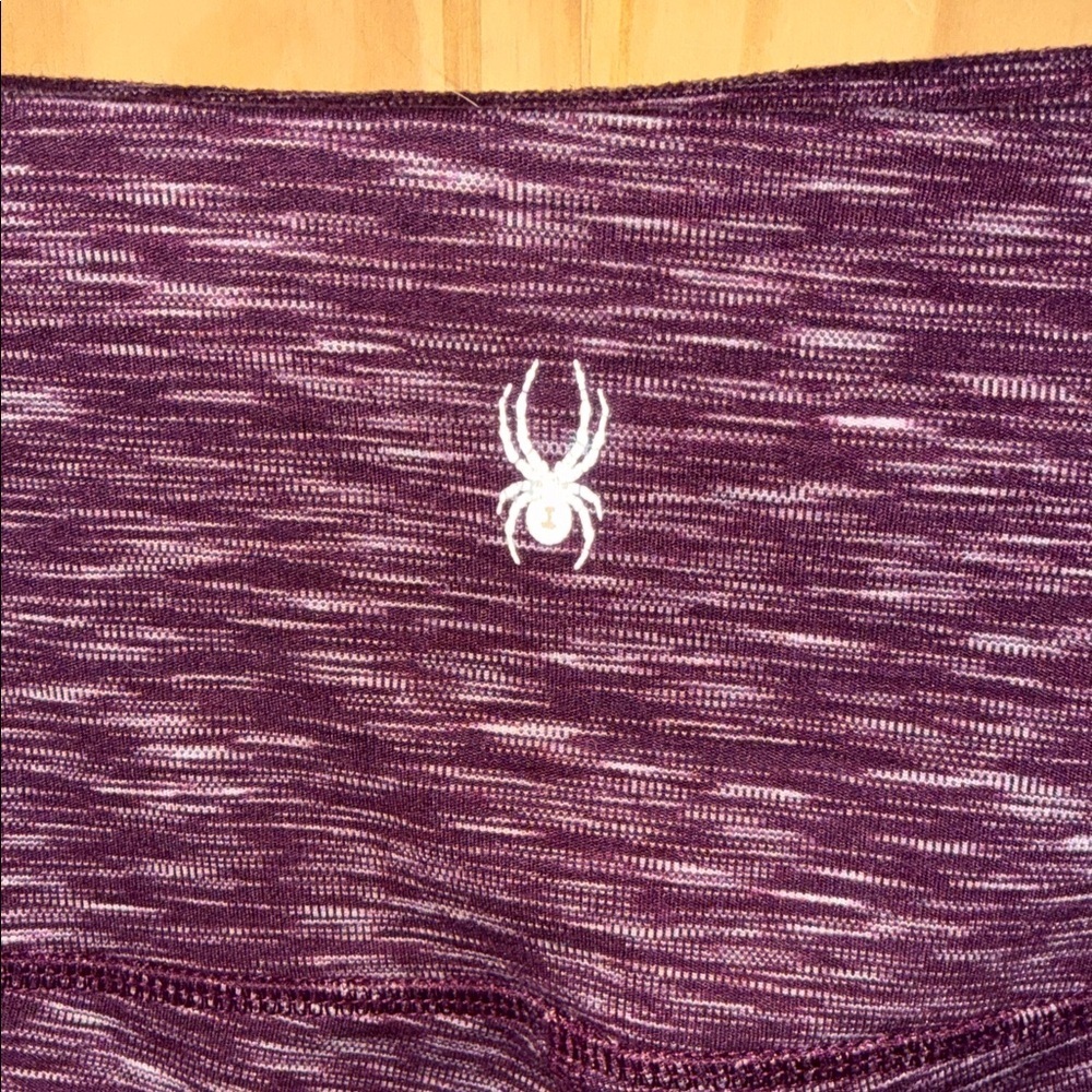 Spyder Women's Purple Leggings - Picture 3 of 7